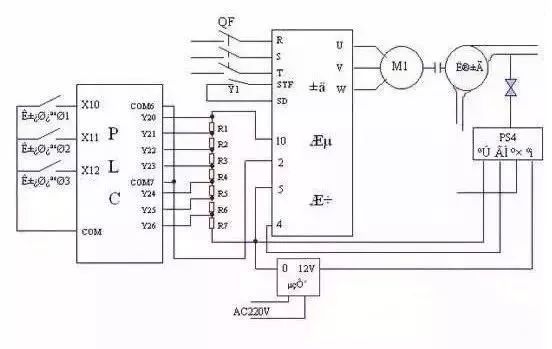 Illustration of the connection wiring between sensors and PLC, 20 PLC and sensor wiring diagrams tha